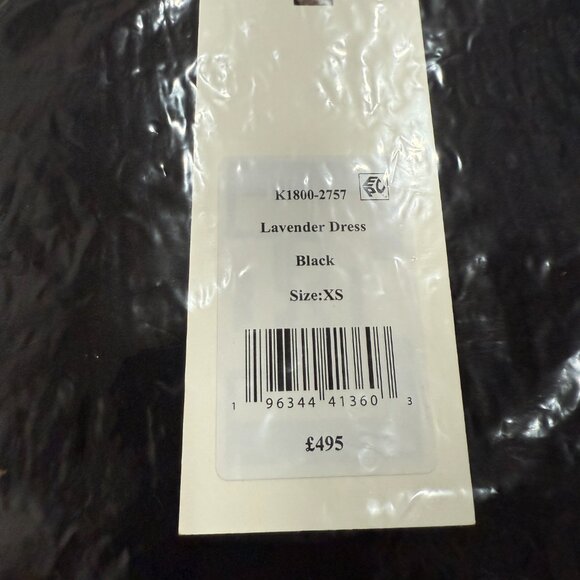 LoveShackFancy | Lavender Stretch Pointelle Mini Dress | Black | NWT - Picture 5 of 10